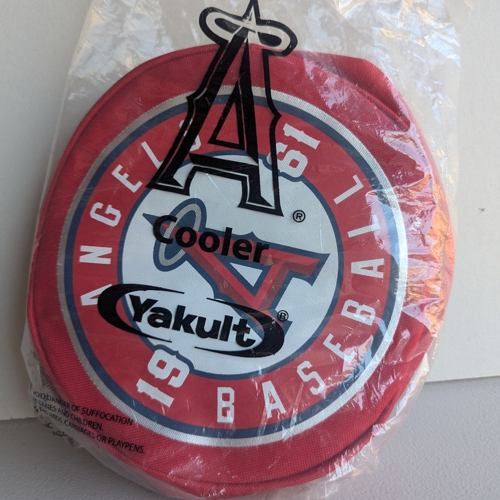 Red Baseball Cooler